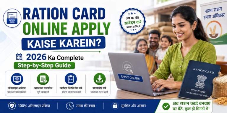 Ration Card Online Apply Kaise Karein? 2026 Ka Complete Step-by-Step Guide