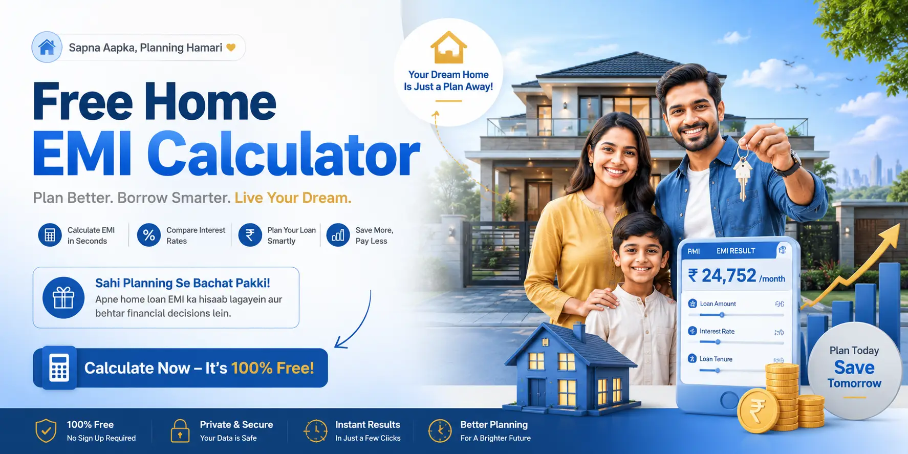 Home Loan EMI Calculator